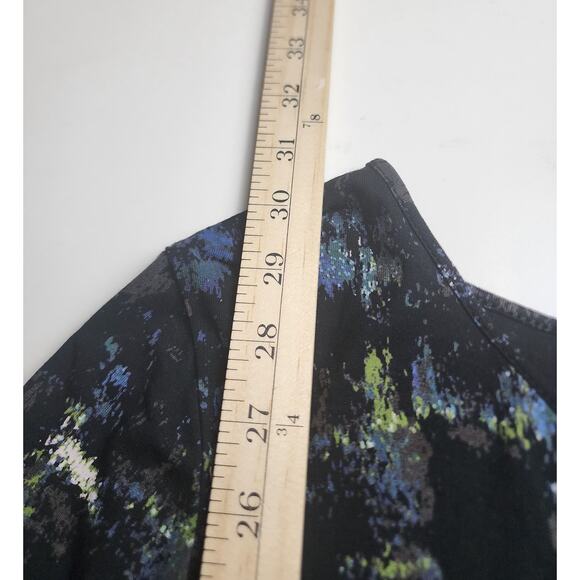 J. Jill wearever collection scoop neck Women's XL black/multi tunic top - Picture 8 of 8